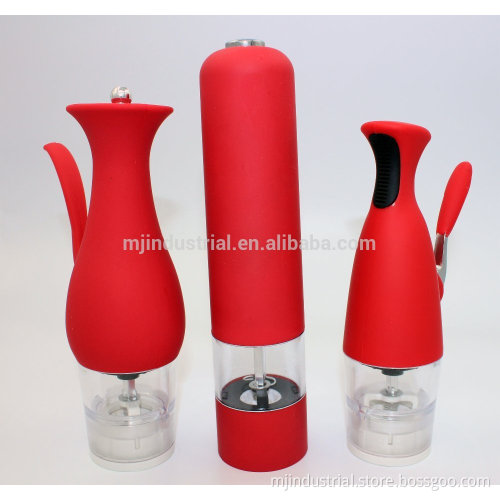 One-hand Electric/Manual Pepper & Salt Mill